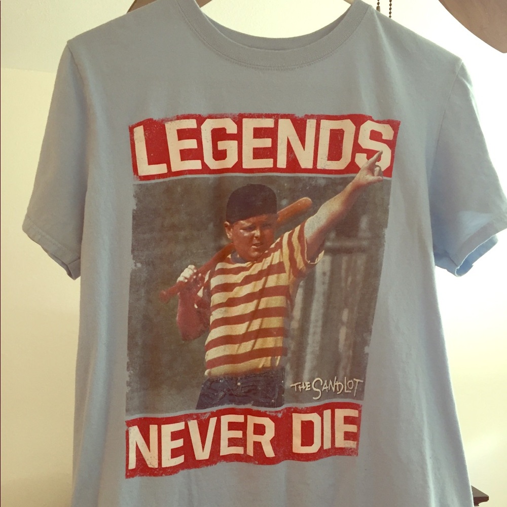 Sandlot “Legends Never Die” Tee Size M